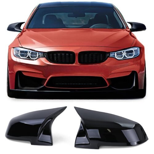 Veidrodėlių gaubtai performance BMW F30 F31 F34 F32 F33 F36 F20 juodi blizgūs