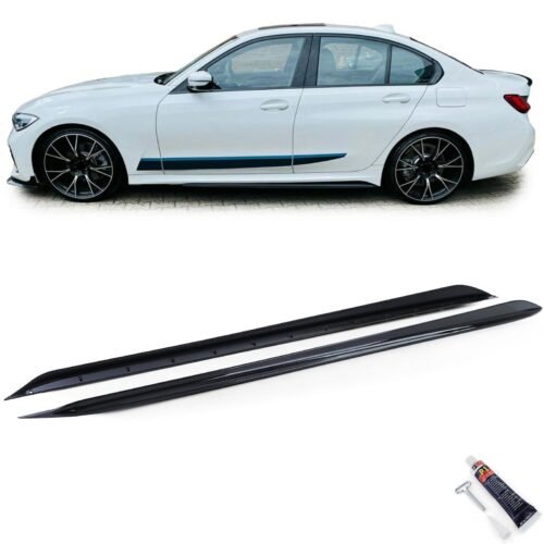 Poslenksčiai performance BMW 3 G20/G21 nuo 2018 juodi blizgūs