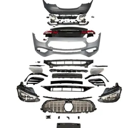Mercedes Benz E63 Facelift Išvaizdos komplektas Mercedes Benz E W213 senam modeliui su žibintais