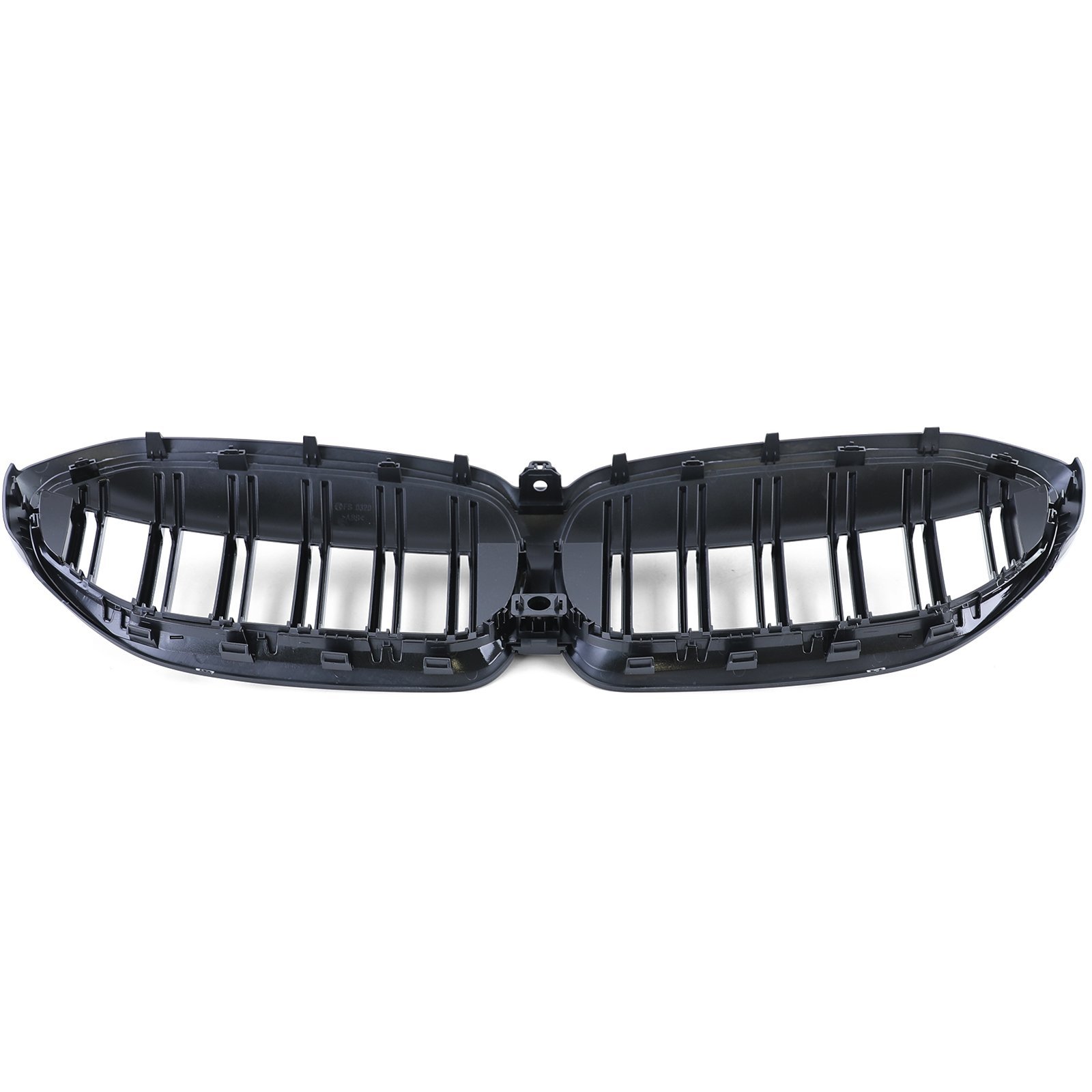 Performance priekinio bamperio grotelės BMW 3 G20 G21 nuo 2018 dvigubos juodos blizgios - Image 6