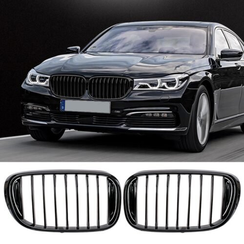 Bamperio grotelės BMW G11/G12 nuo 2015 iki 2020 blizgios Juodos