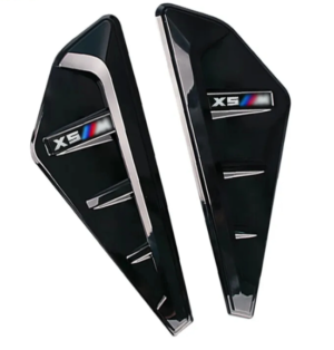 Priekinių sparnų apdailos skirtos BMW X5 G05 modeliams Juodos blizgios