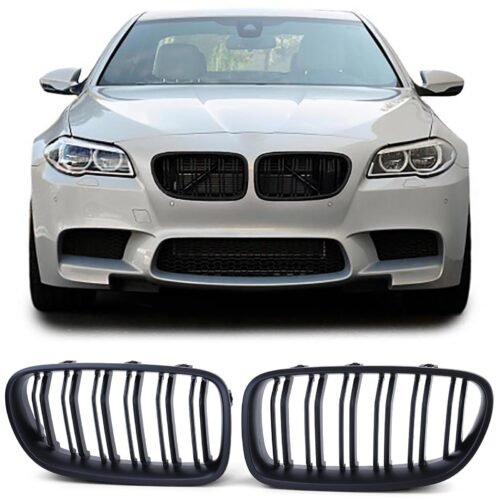 Priekinio bamperio grotelės performance BMW 5 F10 F11 10-17 juodos matinės