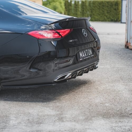 Maxton Design galinio bamperio centrinė apdaila (be vertikalių) Mercedes CLS (C257) (AMG-Line)
