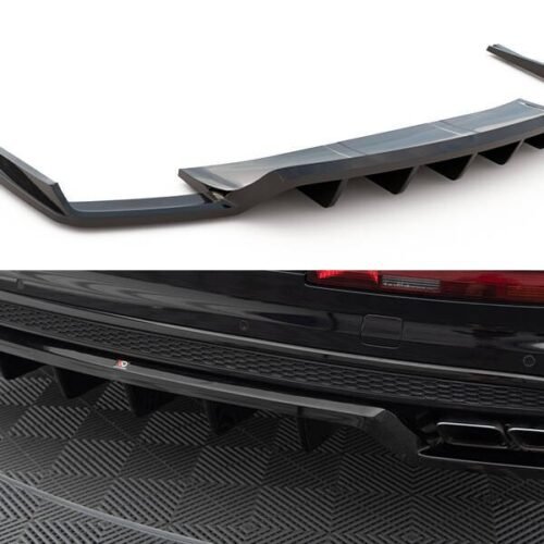 Maxton Design galinio bamperio apdaila (su vertikalėmis) AUDI Q7/SQ7 (4M) (S-line) (Preface)