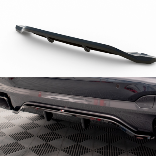 Maxton Design galinio bamperio centrinė apdaila (su vertikalėmis) BMW X3-er (G01) (M40d)