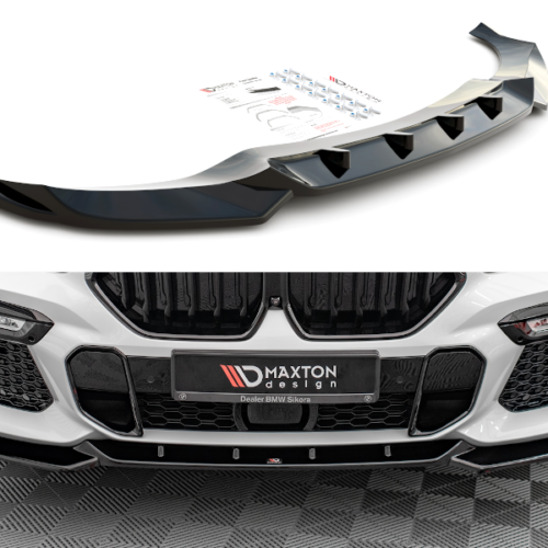 Maxton Design priekinio bamperio apdaila V1 BMW X6-er (G06) (M-Sport) (Preface)