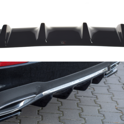 Maxton Design galinio bamperio difuzoriaus apdaila Mercedes E (W213) (AMG-line/E43 AMG) (Saloon) (Preface)
